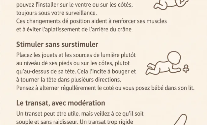 Fiche conseils bébé 0 à 4 mois, CI ostéopathie, ostéopathe pour nourrissons, ostéopathe à Civrieux, ostéopathe à Trévoux, ostéopathe à Saint André de Corcy